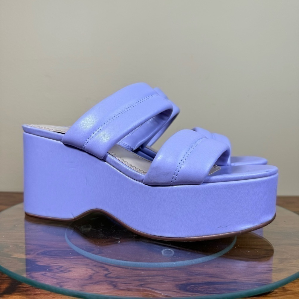 NEW BP. Raquelle Wedge Sandal - Purple Betta